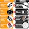 jenico Long Dog Leash 30 FT Heavy Duty Rope Leashes for Dogs Training with Swivel Lockable Hook Reflective Threads Bungee and Padded Handle Dog Lead for Large Small Medium Dogs Outside Walking Hiking