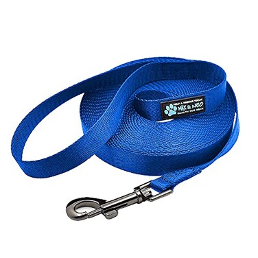 Max and Neo Long Recall Training Leash We Donate One for One for Every Leash Sold 100 Foot Blue