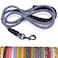 MayPaw Heavy Duty Rope Dog Leash 345678101215 FT Nylon Pet Leash Soft Padded Handle Thick Lead Leashes for Large Medium Dogs Purple Black 12 8