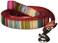 Sassy Dog Medium RedMulti Stripe Dog Leash 34 Wide 6ft Length Made in USA
