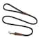 Mendota Products Mendota Pet Snap Leash BritishStyle Braided Dog Lead Made in The USA Black 12 in x 4 ft for Large Breeds