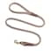 Mendota Pet Snap Leash BritishStyle Braided Dog Lead Made in The USA Tan 12 in x 4 ft for Large Breeds