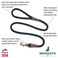 Mendota Pet Snap Leash BritishStyle Braided Dog Lead Made in The USA Tan 12 in x 4 ft for Large Breeds