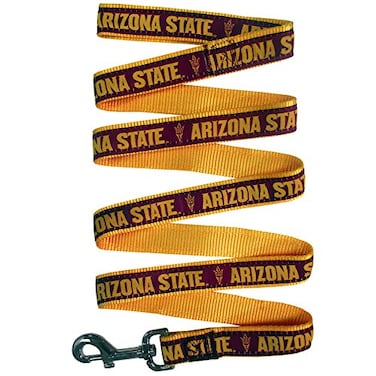 Pets First NCAA PET Leash Large Arizona State Sun Devils Dog Leash Shiny Colorful Leash for Dogs Cats Licensed by The NCAA