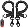NOYAL 2 Pack 17 FT Bungee Dog Leash Heavy Duty Shock Absorbing Extension Leash Improved Dog Safety Suitable for Walking Running Bicycling