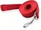 SALO Nylon Dog Leash 10 Feet Long Walking Training Dog Leashes for Medium Large Dogs 1 Inch Wide Red