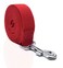 SALO Nylon Dog Leash 10 Feet Long Walking Training Dog Leashes for Medium Large Dogs 1 Inch Wide Red