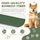 PawHuggies Olive Green Dog Leash for Small Dogs 4 FT of 90 Rayon from Bamboo and 10 Polyester Strong Durable Heavy Duty Leash Dog Soft Handle with ORing for Training or Walking