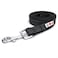 Pawtitas Black Dog Leash 6 ft ML Reflective Durable Lightweight Dog Lead for Medium or Large Dogs and Puppies