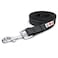Pawtitas Black Dog Leash 6 ft ML Reflective Durable Lightweight Dog Lead for Medium or Large Dogs and Puppies