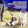 Pet Fit For Life 64 Lightweight Dual Dog Leash for Medium Dogs Premium No Twist Double Leash with Soft Foam Handle ShockAbsorbing Bungee Durable Design Added Collapsible Water Bowl