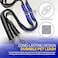 Pet Fit For Life 64 Lightweight Dual Dog Leash for Medium Dogs Premium No Twist Double Leash with Soft Foam Handle ShockAbsorbing Bungee Durable Design Added Collapsible Water Bowl