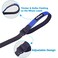 PetBonus Short Dog Leash Safety Wrist Strap for Retractable Dog Leash Reflective Design and Adjustable Soft Padded Handle Extra Layer Security for Pet Stroller Blue 1 Pack