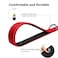 PetiFine 4FT Heavy Duty Dog Leash with Soft Padded Double Handle Durable Strong Clasp Dog Leashes Reflective Nylon Walking Lead for LargeMediumSmall Breed Dogs Red