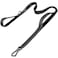 PetiFine 5FT Heavy Duty Dog Leash with Soft Padded Double Handle Durable Strong Clasp Dog Leashes Reflective Nylon Walking Lead for LargeMediumSmall Breed Dogs Black