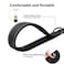 PetiFine 5FT Heavy Duty Dog Leash with Soft Padded Double Handle Durable Strong Clasp Dog Leashes Reflective Nylon Walking Lead for LargeMediumSmall Breed Dogs Black