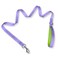 PHOEPET 5 Feet Dog Leash DualSide Reflective Soft Padded Handle Fit for Walking Training or Exploring Hiking Camping Baby Purple Green Base