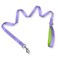 PHOEPET 5 Feet Dog Leash DualSide Reflective Soft Padded Handle Fit for Walking Training or Exploring Hiking Camping Baby Purple Green Base