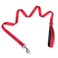 PHOEPET 5 Feet Dog Leash DualSide Reflective Soft Padded Handle Fit for Walking Training or Exploring Hiking Camping Red Black Base