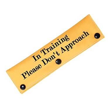 PWHAOO in Training Ignore Dog Leash Sleeve Dot Not Pet Working Merch Sleeve Service Dog Leash WrapPlease Dont Approach Sleeve