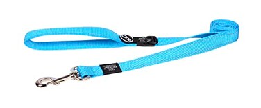 Rogz Reflective Dog Leash for Extra Large Dogs 1 wide 6 long Turquoise
