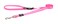 Rogz Reflective Dog Leash for Large Dogs 34 wide 6 long Pink