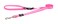 Rogz Reflective Dog Leash for Large Dogs 34 wide 6 long Pink