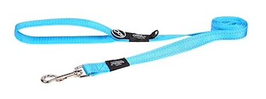 Rogz Reflective Dog Leash for Large Dogs 34 wide 6 long Turquoise