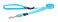 Rogz Reflective Dog Leash for Large Dogs 34 wide 6 long Turquoise