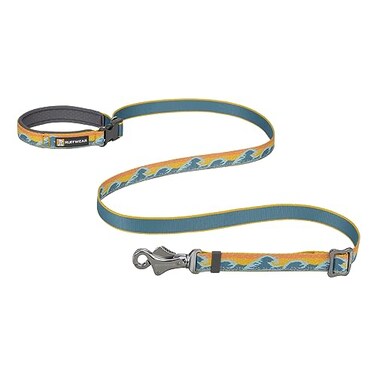 Ruffwear Crag Ex Leash Extendable Dog Leash HandHeld or WaistWorn Reflective Lead Rising Wave