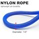 SEPXUFORE Small Dog Leash 14 by 6810 FT Lightweight Strong Nylon Rope Leash Bright Classic Leasd for Small PetsPuppyCat 8ft Dark Blue
