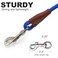 SEPXUFORE Small Dog Leash 14 by 6810 FT Lightweight Strong Nylon Rope Leash Bright Classic Leasd for Small PetsPuppyCat 8ft Dark Blue