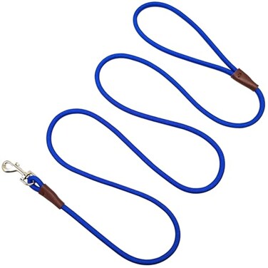 SEPXUFORE Small Dog Leash 14 by 6810 FT Lightweight Strong Nylon Rope Leash Bright Classic Leasd for Small PetsPuppyCat 8ft Dark Blue