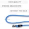 SHAWNCO ShawnCo Basecamp Rope Dog Leash Premium Durable Pet Leash with Soft Neoprene Padded Reflective Handle for Small Medium and Large Dogs Oceanic Blue 5 Feet