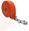 TAIAN 5 FT Strong Dog Leash Nylon Dog Leashes for Small Medium Large Dogs Orange