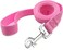 TAIAN 5 FT Strong Dog Leash Nylon Dog Leashes for Small Medium Large Dogs Pink