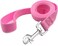 TAIAN 5 FT Strong Dog Leash Nylon Dog Leashes for Small Medium Large Dogs Pink