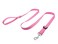 TAIAN Adjustable Nylon Dog Leash 6 Foot Long Dog Leashes for Medium Large Dogs Pink