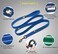 TRUE LOVE Reflective Dog Leash Puppy Walking Lead Padded Pet Chain RopeLength 110cm TLL2111BlueS