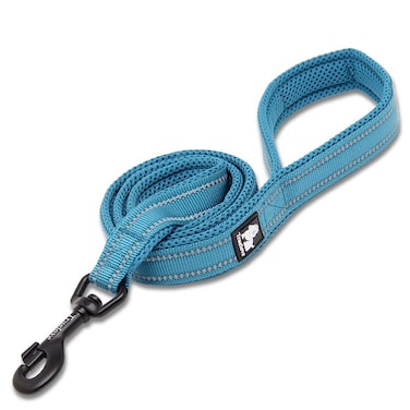 TRUE LOVE Reflective Dog Leash Puppy Walking Lead Padded Pet Chain RopeLength 110cm TLL2111BlueS