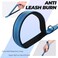 VIVAGLORY Dog Leash Twingrip Double Handle Dog Leash with Traffic Handle Control 2 Loop for Walking Training Reflective Heavy Duty for Puppy Pet Collar 6ft x 12in Blue