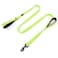 Wagtime Club Double Handle Dog Leash 5ft x 34 Long Heavy Duty Dog Leash with Paded Traffic Handles for Extral Control and Training Dual Handles Leads Medium Small Dogs Neon Green