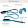 Waggin Tails Wagtime Club Double Handle Dog Leash 6ft Long Heavy Duty Dog Leash with Paded Traffic Handles for Extral Control and Training Dual Handles Leads Large Medium Small Dogs Reflective Bright
