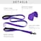 Waggin Tails Wagtime Club Double Handle Dog Leash 6ft Long Heavy Duty Dog Leash with Paded Traffic Handles for Extral Control and Training Dual Handles Leads Large Medium Small Dogs Reflective Vibrant