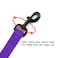 Waggin Tails Wagtime Club Double Handle Dog Leash 6ft Long Heavy Duty Dog Leash with Paded Traffic Handles for Extral Control and Training Dual Handles Leads Large Medium Small Dogs Vibrant Purple