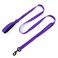 Waggin Tails Wagtime Club Double Handle Dog Leash 6ft Long Heavy Duty Dog Leash with Paded Traffic Handles for Extral Control and Training Dual Handles Leads Large Medium Small Dogs Vibrant Purple