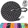 ZALER Long Dog Leash 50 feet 30ft 20ft 15ft 10ft Dog Training Lead Heavy Duty Reflective Check Cord Recall Leash for Dogs Training Playing Camping or Backyard 10FT Black