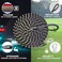 ZALER Long Dog Leash 50 feet 30ft 20ft 15ft 10ft Dog Training Lead Heavy Duty Reflective Check Cord Recall Leash for Dogs Training Playing Camping or Backyard 10FT Black