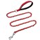 S-ETOVUS Chain Dog Leash Chew Proof Metal Leash for Medium Large Dogs Chain Link Dog Anti Chew 52FT 4FT Strong Anti Bite Comfortable Soft Padded Handle red 5FT3080lb