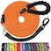 jenico Long Dog Leash 100 FT Heavy Duty Rope Leashes for Dogs Training with Swivel Lockable Hook Reflective Threads Bungee and Padded Handle Dog Lead for Large Small Medium Dogs Outside Walking Hiking